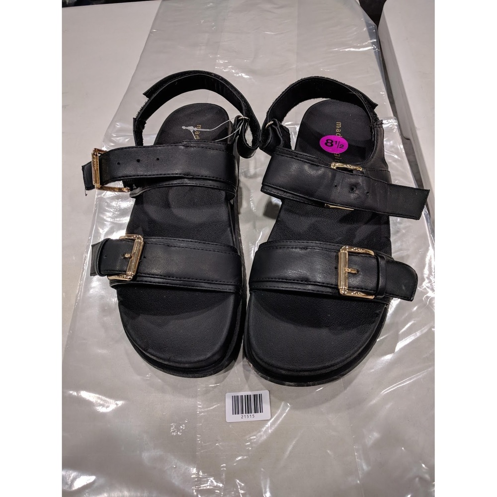 Madden Girl by Steve Madden Womens chunky sandals Black 8.5